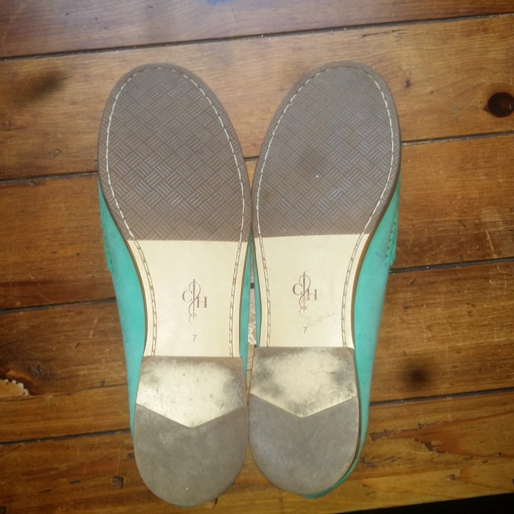 New Cole Haan Green Loafers 7B (Narrow Fit) - Picture 7 of 7